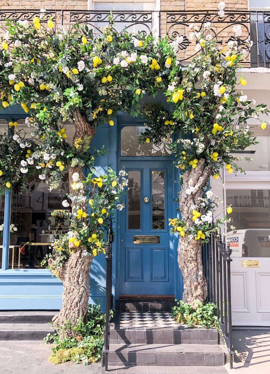 Claire and the City Les Senteurs Lemons - Belgravia Flower Show, Frida Kahlo exhibition, London, 2018