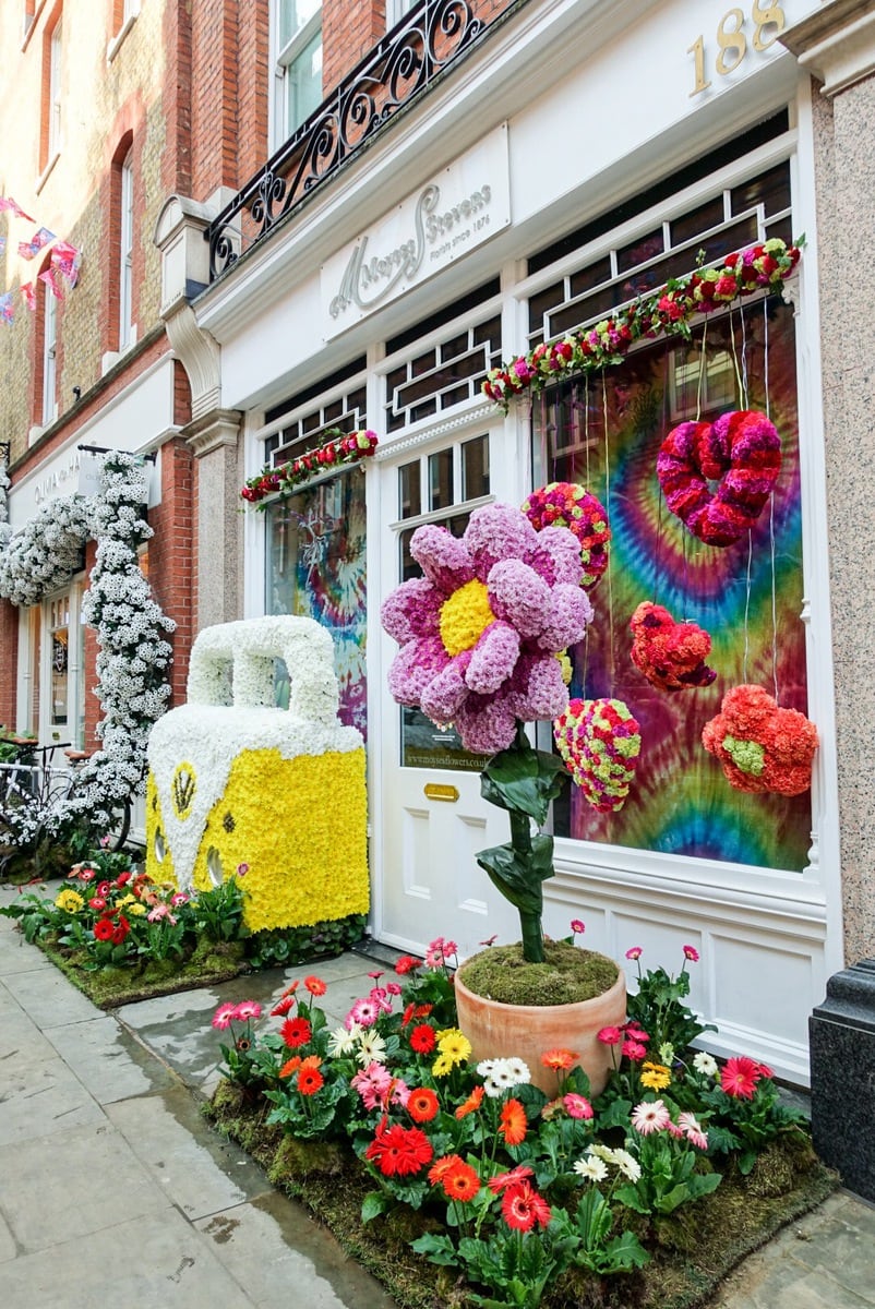 Claire and the city Moyses Stevens - Chelsea Flower Show, Summer of Love Royal Wedding London, 2018