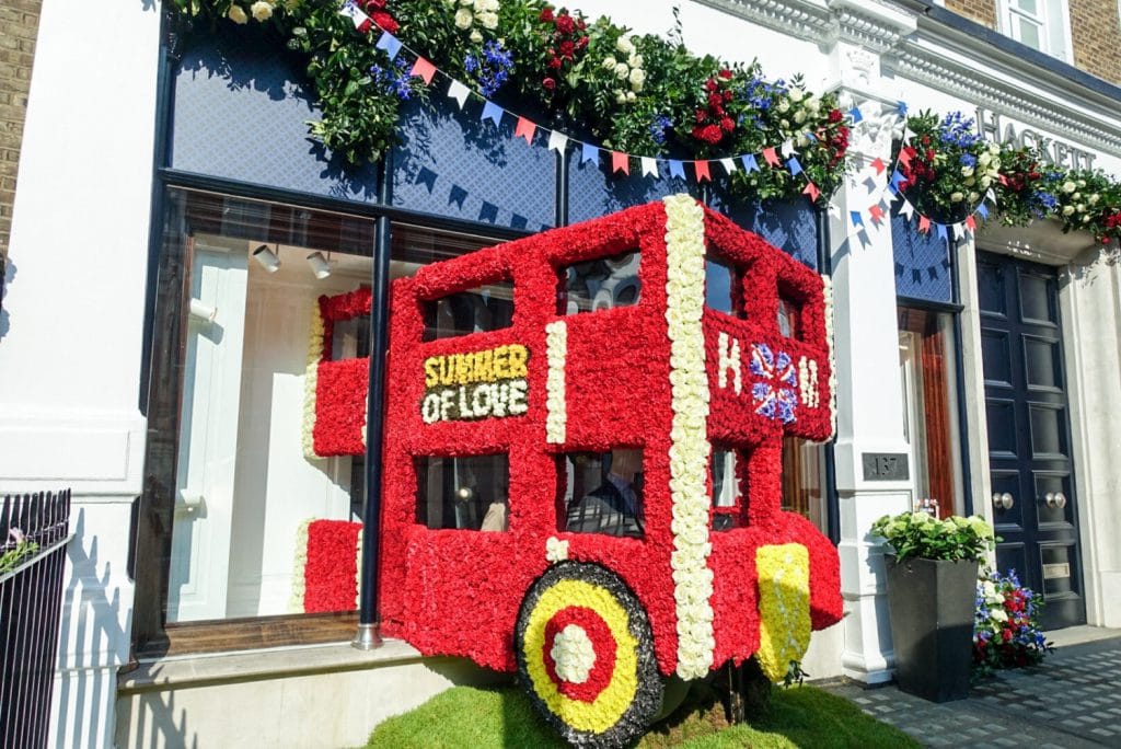 NakedPR Girl - Chelsea Flower Show, Summer of Love Royal Wedding London, 2018