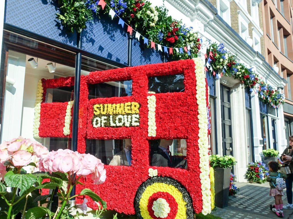 NakedPR Girl - Chelsea Flower Show, Summer of Love Royal Wedding London, 2018