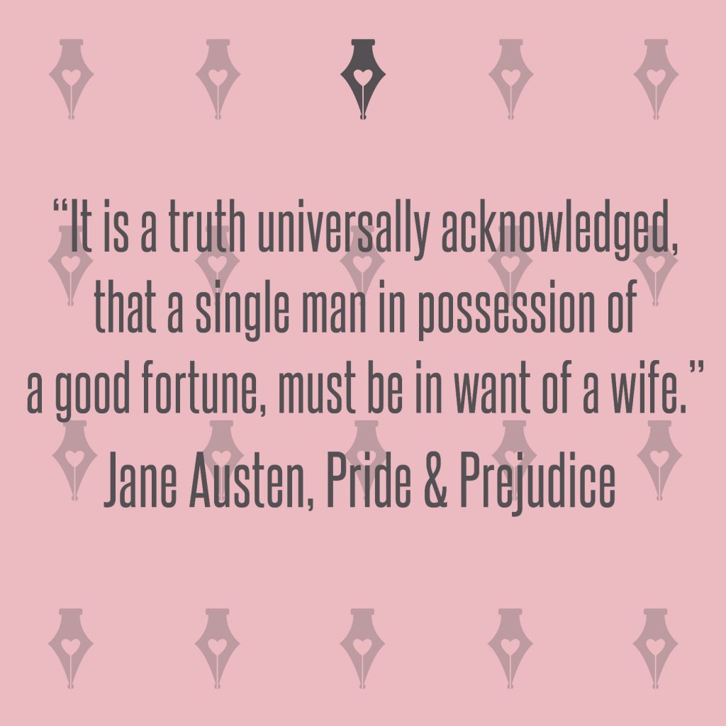 NakedPR Girl Quotes - Jane Austen, Pride & Prejudice
