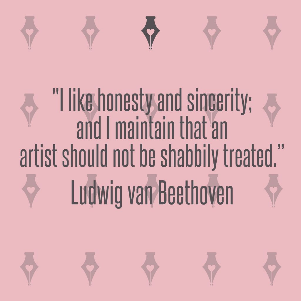NakedPR Girl Quotes - Ludwig van Beethoven