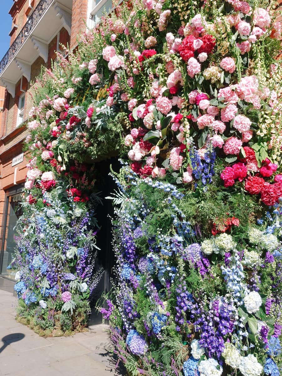 Best floral shop displays at Chelsea in Bloom 2019