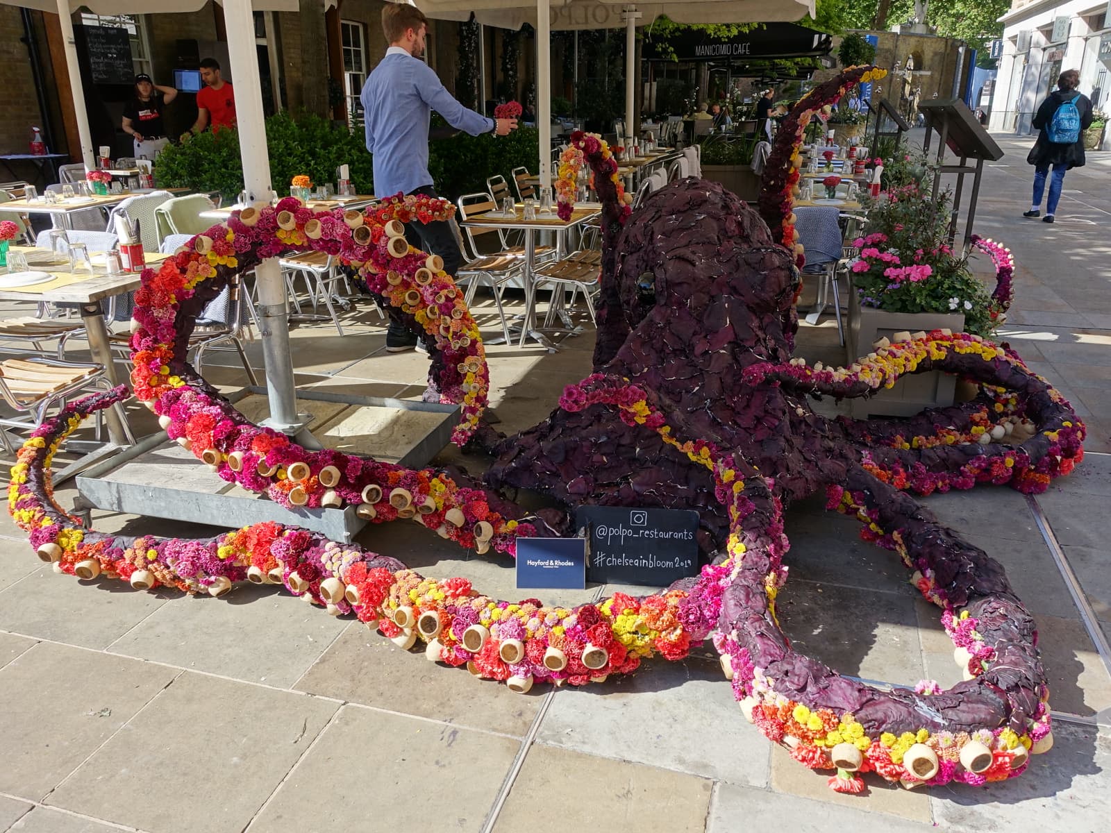 Best floral shop displays at Chelsea in Bloom 2019