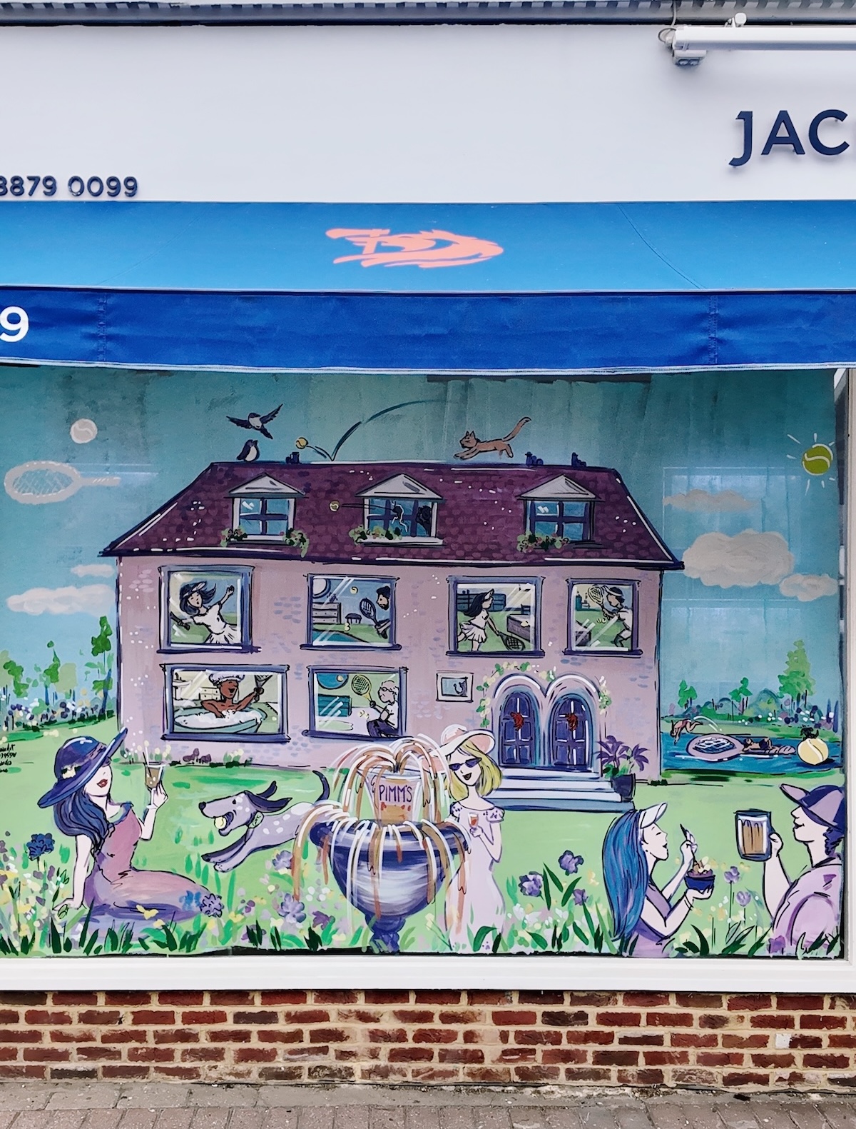 wimbledon_village_2025_displays_tennis_london