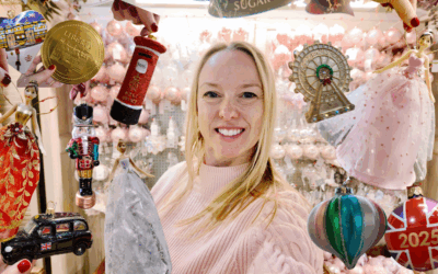 Inside Liberty London at Christmas