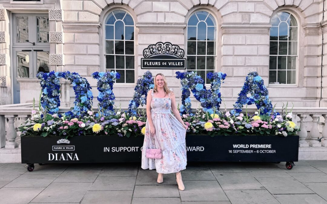 Princess Diana’s Dresses in Flowers: Fleurs de Villes DIANA at Somerset House